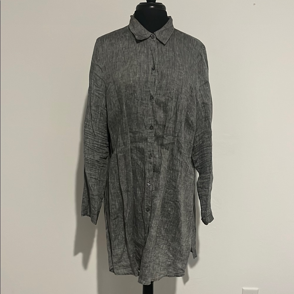 J Jill linen tunic/shirt blouse